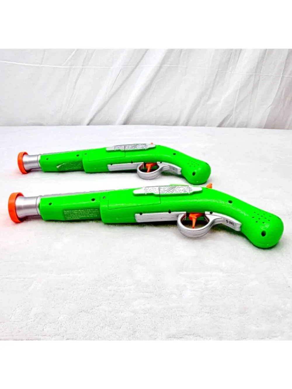 Two Disney Pirates of the Caribbean Toy Pistols w/Sound Effects Tested & Works